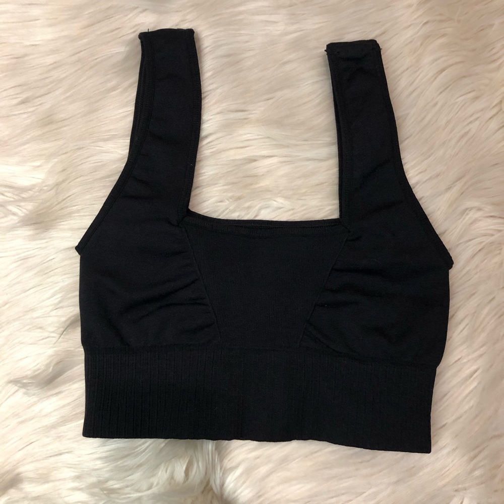 FREE PEOPLE Good Karma Square Neck Bra Top XS/S - Picture 5 of 8